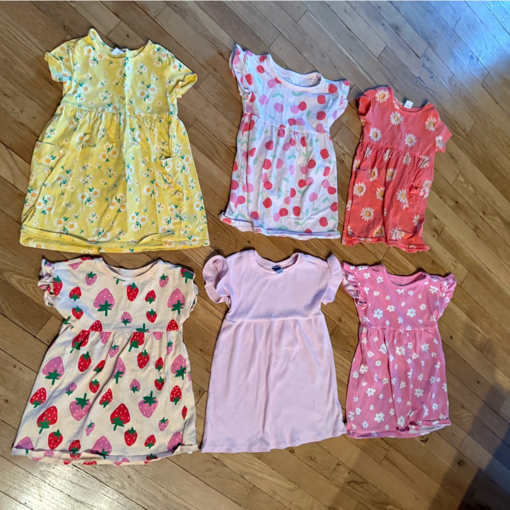 Six Floral Kids' toddler girls Dresses